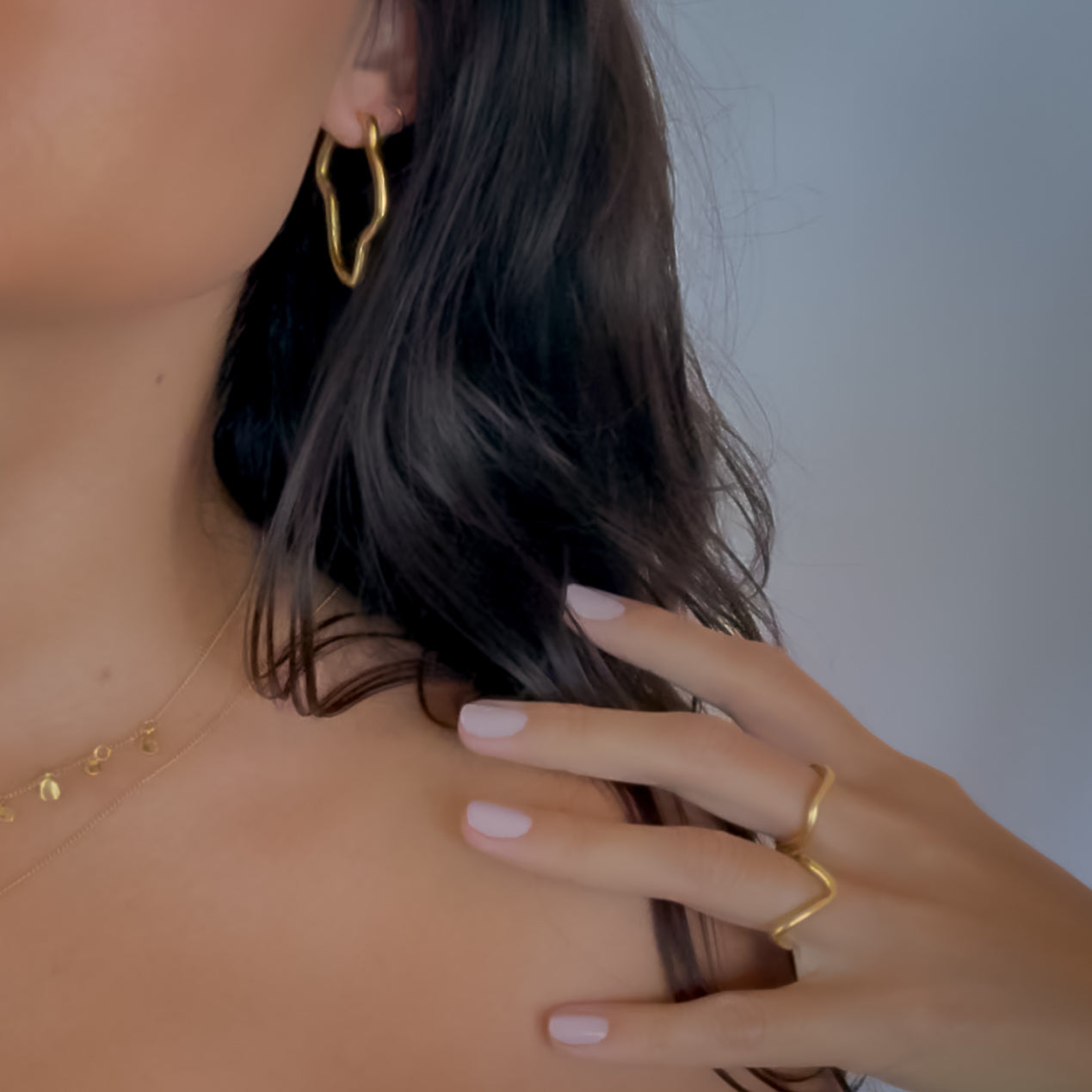 Large Bossa Hoops